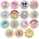 Sanrio Characters Embroidery Can Badge Biscuit Part.4 [All 15 type set (Full Complete)]