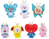 BT21 Fuwa Fuwa Mascot 4 [All 7 type set(Full Complete)]