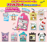 Sanrio Characters Acrylic Brooch Cream in Snack Vol.3  [All 10 type set(Full Complete)]