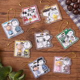 PEANUTS SNOOPY Package Charm & Chocolate Bolo [All 8 type set(Full Complete)]