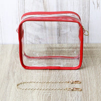 Clear stuffed pouch Red (Coade) Product code: CONC-CO416