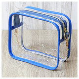 Clear stuffed pouch Blue (Coade) Product code: CONC-CO417