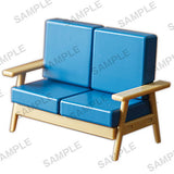 TAMA-KYU LET'S DIY assembled furniture [4.TA-028-FB Two-seater sofa]