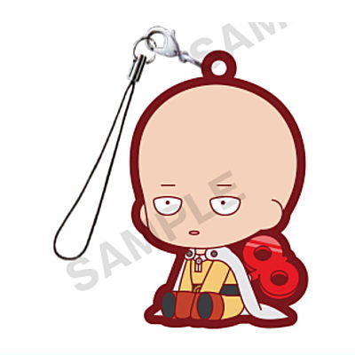 One Punch Man petattonejimaki rubber strap [1.Saitama A]