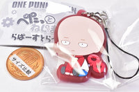 One Punch Man petattonejimaki rubber strap [2.Saitama B]