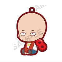 One Punch Man petattonejimaki rubber strap [2.Saitama B]