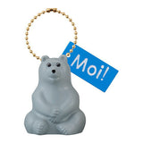 Polar Bear bank Miniature Charm [4.Gray bear]