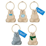Polar Bear bank Miniature Charm [All 5 type set(Full Complete)]