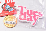 7DAYS COLOR RUBBER KEY CHAIN [2.Tuesday]