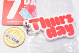7DAYS COLOR RUBBER KEY CHAIN [4.Thursday]