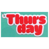 7DAYS COLOR RUBBER KEY CHAIN [4.Thursday]