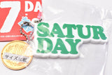 7DAYS COLOR RUBBER KEY CHAIN [6.Saturday]