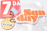 7DAYS COLOR RUBBER KEY CHAIN [7.Sunday]