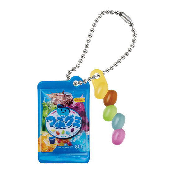 Kasugai Seika Miniature Charm [2.Tsubu gummy soda]