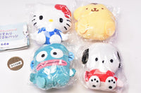 Sanrio Characters Osuwari Plush Badge [All 4 type set(Full Complete)]