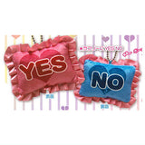 YES NO? pillow mascot [1.Lovely YES NO]