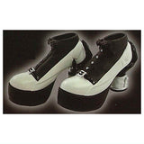 ha za ma heel boots collection [5.White x Black (Heel boots of life)]