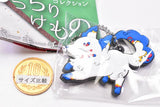 Daikyoya collection Mocchiri Kemono Rubber Key Chain kai [1.Kitsune]