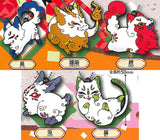 Daikyoya collection Mocchiri Kemono Rubber Key Chain kai [All 5 type set(Full Complete)]