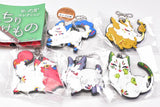 Daikyoya collection Mocchiri Kemono Rubber Key Chain kai [All 5 type set(Full Complete)]