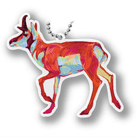 Animal Bone Acrylic Keychain Part.3 [2.Pronghorn]