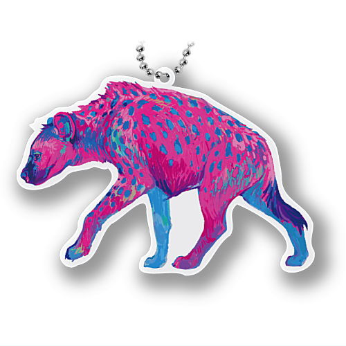 Animal Bone Acrylic Keychain Part.3 [3.Spotted hyena]