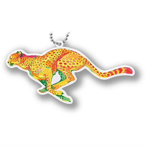 Animal Bone Acrylic Keychain Part.3 [4.Cheetah]