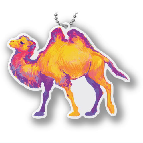 Animal Bone Acrylic Keychain Part.3 [5.Two-humped camel]