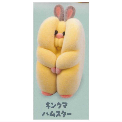 Sukima hamster mascot figure [3.Kinkuma bear hamster]