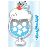 shimizu Kakureneko  Cream soda It's see-through acrylic key chain [5.Cream soda]