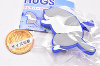 Fluffy HUGS animal rubber clip [2.Hachiware]