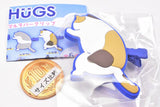 Fluffy HUGS animal rubber clip [3.Mikeneko]