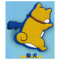 Fluffy HUGS animal rubber clip [4.Shibainu]