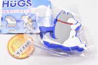 Fluffy HUGS animal rubber clip [5.Siberian husky]