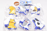 Fluffy HUGS animal rubber clip [All 6 type set(Full Complete)]