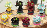 Ornamental leaves reptile mascot figure [All 8 type set(Full Complete)]