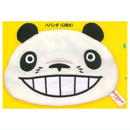 Panda Kopanda fuwafuwa face pouch [1.Papanda (mouth open)]