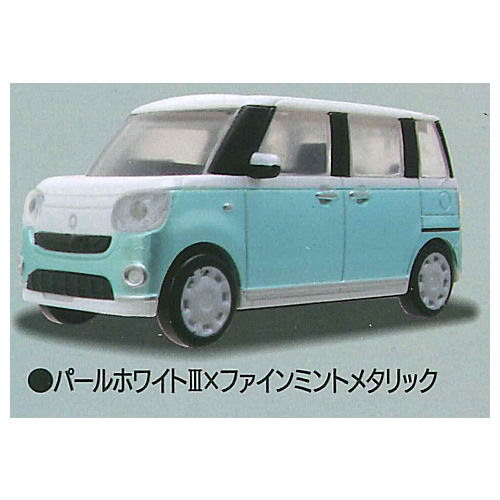 1/64PLUS Daihatsu Move Canbus [1.Pearl White III x Fine Mint Metallic]