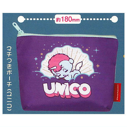 Osamu Tezuka World Tote & Pouch Assortment [4.Unico (gusseted pouch)]