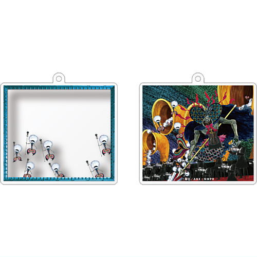 Layer Frame Gallery Series Movie Puella Magi Madoka Magica New Edition Rebellion Story magic space acrylic key chain [4.Mermaid Witch (Layer frame illustration set)]