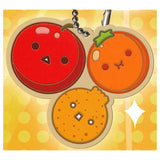 Suika Game rubber mascot [6.Apple, Persimmon, Dekopon]