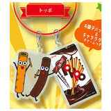 Lotte wire key ring with charm [2.Toppo]