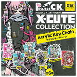 X-CUTE Collection Acrylic Keychain [All 6 type set (Full Complete)]