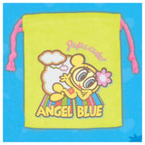 ANGEL BLUE fuwafuwa drawstring pouch ver.2 [5.Yellow]