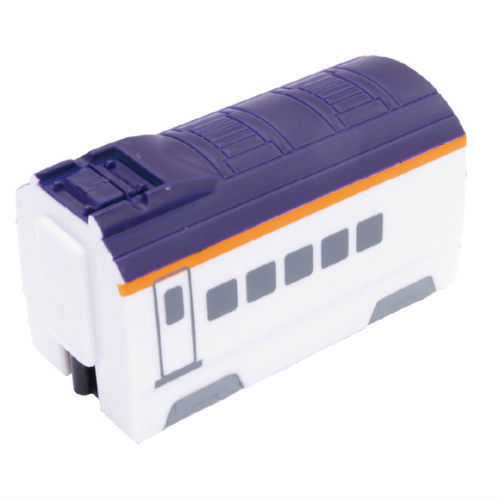 Mini Motor Train Part.6 E3 Series Tsubasa & Rail Star [5.Yamagata Shinkansen E3 series 2000 series Tsubasa Intermediate car C (with 2 rails)]