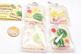 Suika Game Shakashaka Acrylic Keychain [All 4 type set (Full Complete)]