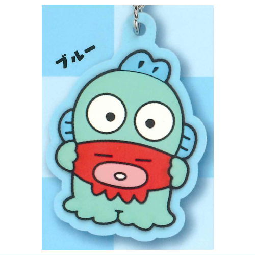 Hangyodon Mejirushi Rubber Charm [1.Blue]