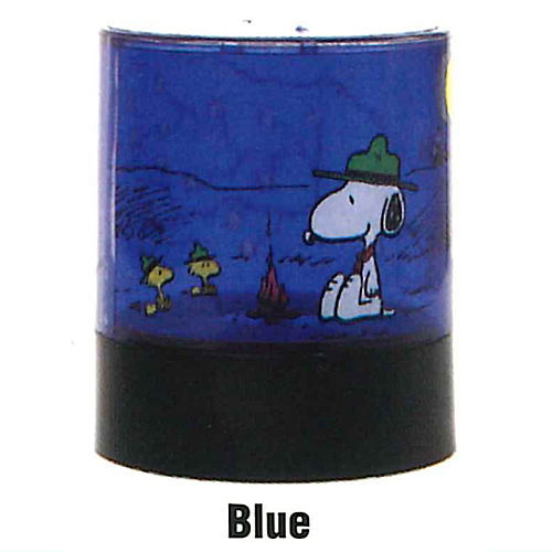 SNOOPY Beagle Scout Stained Glass Light [1.Blue]