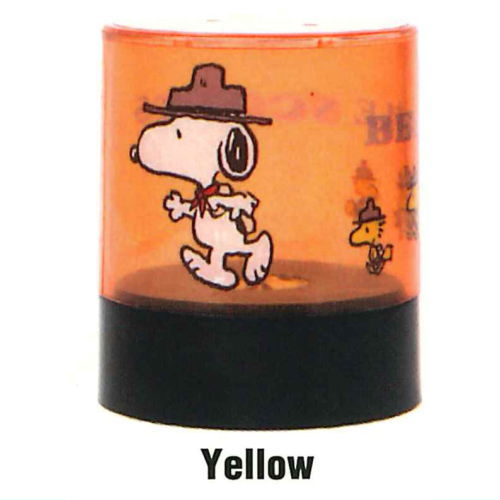 SNOOPY Beagle Scout Stained Glass Light [5.Yellow]