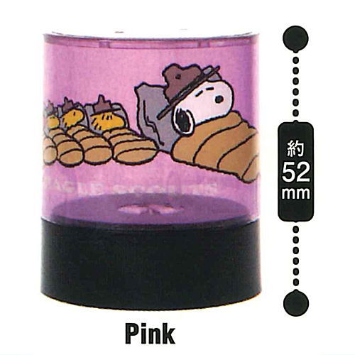 SNOOPY Beagle Scout Stained Glass Light [6.Pink]